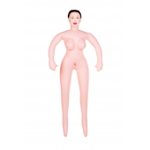 Надувная секс-кукла брюнетка с реалистичной головой - ToyFa - в Москве купить с доставкой