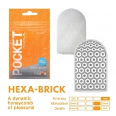 Карманный мастурбатор HEXA-BRICK - Tenga - в Москве купить с доставкой