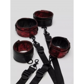 Изысканный набор фиксаций на кровати Reversible Under Mattress Restraint Set - Fifty Shades of Grey - купить с доставкой в Москве