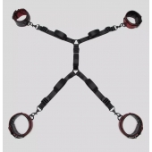 Изысканный набор фиксаций на кровати Reversible Under Mattress Restraint Set - Fifty Shades of Grey - купить с доставкой в Москве