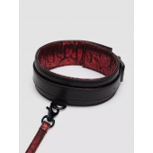 Стильный ошейник с поводком Reversible Faux Leather Collar and Lead - Fifty Shades of Grey - купить с доставкой в Москве