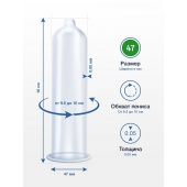 Презервативы MY.SIZE размер 47 - 3 шт. - My.Size - купить с доставкой в Москве