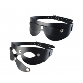 Черная кожаная маска  Новичок - Sitabella - купить с доставкой в Москве