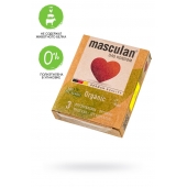 Экологически чистые презервативы Masculan Organic - 3 шт. - Masculan - купить с доставкой в Москве