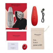 Красный бесконтактный клиторальный стимулятор Womanizer Marilyn Monroe Special Edition - Womanizer