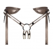 Бронзовый пояс для насадок Desirous Harness - Strap-on-me - купить с доставкой в Москве
