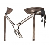 Бронзовый пояс для насадок Desirous Harness - Strap-on-me - купить с доставкой в Москве