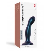Темно-синяя насадка Strap-On-Me Dildo Plug Snaky size M - Strap-on-me - купить с доставкой в Москве