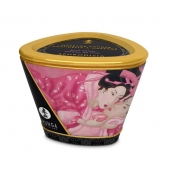 Массажная свеча Rose Petals с ароматом розы - 170 мл. - Shunga - купить с доставкой в Москве