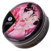Массажная свеча Rose Petals с ароматом розы - 30 мл. - Shunga - купить с доставкой в Москве
