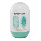 Бирюзовый мастурбатор-яйцо Twist Angel - Baile - в Москве купить с доставкой