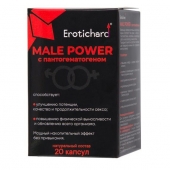 Капсулы для мужчин Erotichard male power с пантогематогеном - 20 капсул (0,370 гр.) - Erotic Hard - купить с доставкой #SOTBIT_REGIONS_UF_V_REGION_NAME#