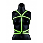 Портупея Body Harness с неоновым эффектом - размер L-XL - Shots Media BV - купить с доставкой в Москве