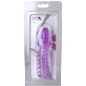 Фиолетовая насадка, удлиняющая половой член - 13,5 см. - Toyfa Basic - в Москве купить с доставкой
