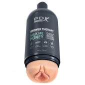 Телесный мастурбатор-вагина Shower Therapy Milk Me Honey - Pipedream - в Москве купить с доставкой
