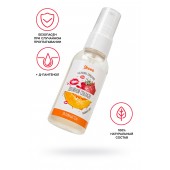 Съедобная гель-смазка Yovee «Двойной соблазн» с Д-пантенолом и вкусом клубники и дыни - 50 мл. - ToyFa - купить с доставкой в Москве