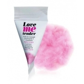 Съедобное согревающее массажное масло Love Me Tender Cotton Candy с ароматом сладкой ваты - 10 мл. - Love to Love - купить с доставкой в Москве