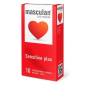 Презервативы Masculan Sensitive plus - 10 шт. - Masculan - купить с доставкой в Москве