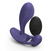 Темно-синий вибромассажер Witty P G Vibrator with Remote Control - Love to Love - в Москве купить с доставкой