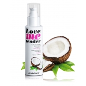 Съедобное согревающее массажное масло Love Me Tender Cocos с ароматом кокоса - 100 мл. - Love to Love - купить с доставкой в Москве