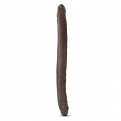 Коричневый двусторонний фаллоимитатор Chocolate 16-Inch Long Dildo - 41,5 см. - Blush Novelties