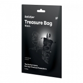 Черный мешочек для хранения игрушек Treasure Bag L - Satisfyer - купить с доставкой в Москве