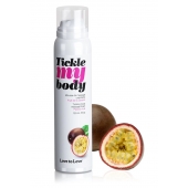 Массажная хрустящая пенка Tickle my body с ароматом маракуйи - 150 мл. - Love to Love - купить с доставкой в Москве