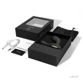 Чёрный перезаряжаемый стимулятор простаты Bruno Black - Lelo - в Москве купить с доставкой