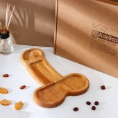 Деревянное блюдо для подачи в форме члена (32,5 х 20 х 1,7 см) - Сима-Ленд - купить с доставкой в Москве