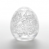 Мастурбатор-яйцо Keith Haring EGG PARTY - Tenga - в Москве купить с доставкой