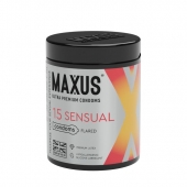 Анатомические презервативы MAXUS Sensual - 15 шт. - Maxus - купить с доставкой в Москве