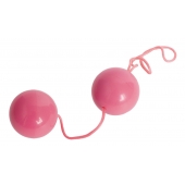Розовые вагинальные шарики BI-BALLS - Toyfa Basic в Москве Розовые вагинальные шарики BI-BALLS - Toyfa Basic