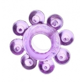 Мягкая фиолетовая гелевая насадка - Toyfa Basic - в Москве купить с доставкой