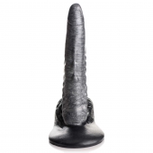 Серый фантазийный фаллоимитатор The Gargoyle Rock Hard Silicone Dildo - 23,6 см. - XR Brands