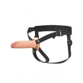 Полый страпон на ремнях 6’’ Hollow Silicone Strap-on - Pipedream - купить с доставкой в Москве