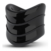 Черное эрекционное кольцо на мошонку Beef Ball Stretcher Snug X Long - Blush Novelties - в Москве купить с доставкой