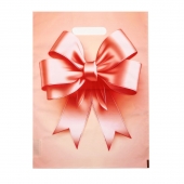 Пакет с принтом в виде банта с вырубной ручкой (30х40 см) - Сима-Ленд - купить с доставкой в Москве