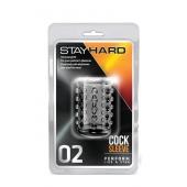 Прозрачная насадка на пенис с шишечками STAY HARD COCK SLEEVE 02 CLEAR - Blush Novelties - #SOTBIT_REGIONS_UF_V_REGION_NAME# купить с доставкой