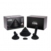 Конусный вибромассажер Cowgirl Cone с 2 насадками - CowGirl - купить с доставкой в Москве