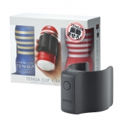 Набор Tenga Cup Vibrator 1st Set: вибратор Cup Vibrator, мастурбатор Original Vacuum Cup, мастурбатор Premium Original Vacuum Cup - Tenga - #SOTBIT_REGIONS_UF_V_REGION_NAME# купить с доставкой