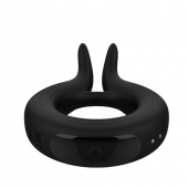 Черное эрекционное кольцо Marry Me Rechargeable Vibrating Cockring - Adrien Lastic - в Москве купить с доставкой