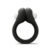 Черное эрекционное кольцо Zippy Vibrating Ring With Bullet - Adrien Lastic - в Москве купить с доставкой