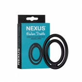 Черное двойное эрекционное кольцо Nexus Enduro Double - Nexus Range - в Москве купить с доставкой