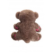 Бондажный набор: бурый мишка с розовыми оковами и наручниками - Pecado - купить с доставкой в Москве