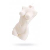 Белая интерьерная свеча в форме женского торса - 850 гр. - Pecado - купить с доставкой в Москве