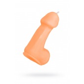 Оранжевая свеча в форме пениса - 47 гр. - Pecado - купить с доставкой в Москве