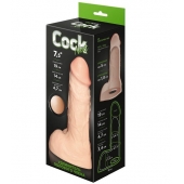 Телесный фаллоудлинитель с мошонкой Cock Next - 19 см. - LOVETOY (А-Полимер) - в Москве купить с доставкой