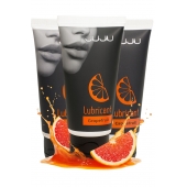Набор из 3 съедобных лубрикантов JUJU со вкусом грейпфрута - JuJu - купить с доставкой в Москве