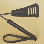 Черный кожаный стек «Сириус» - 60 см. - Sitabella - купить с доставкой в Москве