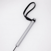 Черный стек с металлической ручкой - Crazy Handmade - купить с доставкой в Москве